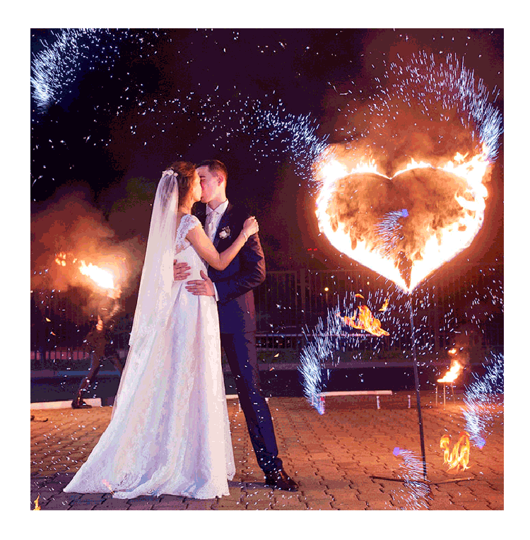 Организация пиротехнического шоу на свадьбу  Магас | magas.salutsklad.ru