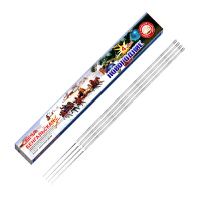 Новогодние 300-4 мм. Бенгальские огни купить в Магасе | magas.salutsklad.ru