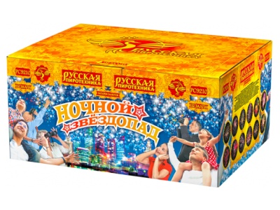 Ночной звездопад Комбинированный Фейерверк купить в Магасе | magas.salutsklad.ru