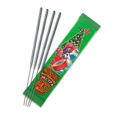 210 мм. Экстра Бенгальские огни купить в Магасе | magas.salutsklad.ru