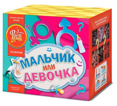 Мальчик или девочка М Фейерверк купить в Магасе | magas.salutsklad.ru